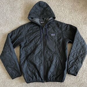 Patagonia Diamond Quilted Bomber Front Zip Hoody Jacket